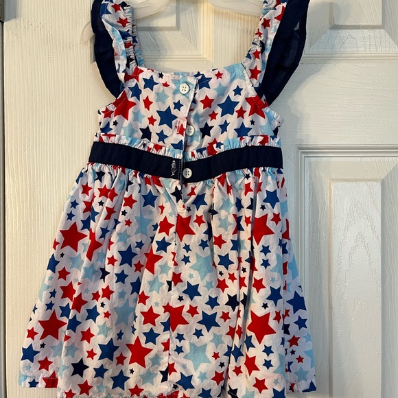 Red white and white toddler dress - Picture 2 of 3